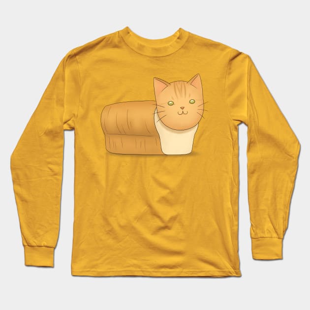 Loaf Cat Long Sleeve T-Shirt by BastetLand